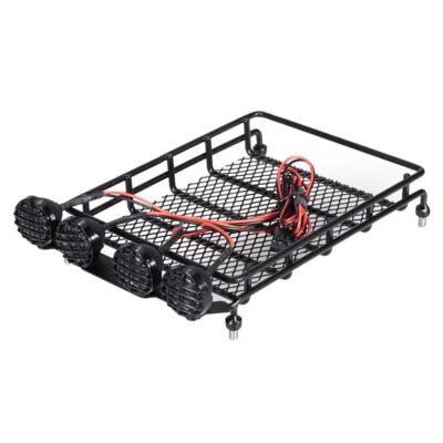 Portapacchi 1:10 Portapacchi e barra luminosa per RC HPI CC01 AXIAL SCX10 - Immagine 1 di 4