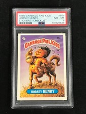 PSA 8 Garbage Pail Kids Series 3 1986 Horsey Henry #86a NM-MT!