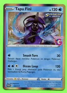 Holo Promo 123/S-P - Casi Como Nuevo Gramedia Tapu Fini de Indonesia - Pokémon - Imagen 1 de 2