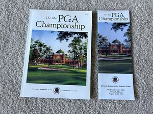 1999 81st PGA Championship Program Medinah CC Tiger Woods 1st PGA Pairing Sheet - Picture 1 of 2