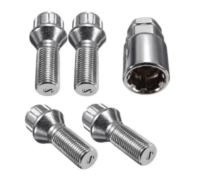 Locking Alloy Wheel Nuts Bolts For vauxhall Astra MK2 MK3 MK4 MK5 MK6 MK7 - Image 1 of 2