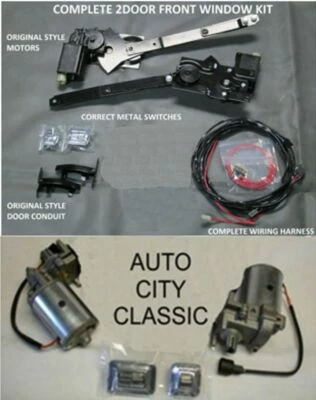 1959 1960 El Camino Power Window & Power Vent Kit Chevrolet Original GM Style Foto 1 de 4