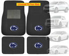 4Pc Ncaa Penn State Nittany Lions Car Truck Black All Weather Carpet Floor Mats