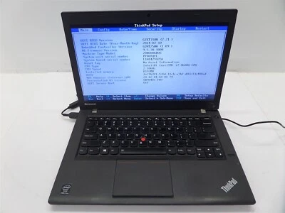 Lenovo ThinkPad T440 14" Laptop w/ Core i7-4600U 2.1GHz CPU 8GB RAM - No HDD - image 1 of 4