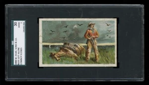 1888 N105 DUKE COWBOY SCENES LEFT ALONE SGC 2 (GOOD 30) CENTERED HQ GREAT APPEAL - Picture 1 of 2