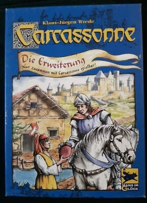 ☆ Spiel Legespiel Carcassonne Die Erweiterung *** Top Zustand *** 100% Komplett - Bild 1 von 3