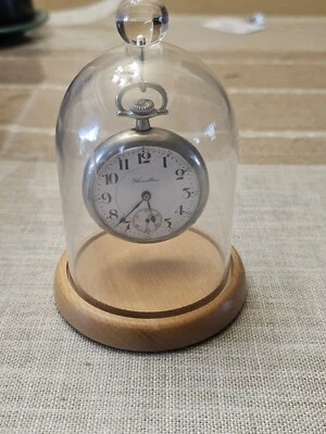 Vintage Hamilton railroad pocket watch Running Condition 21 Jewels Pre Owned M5 - Image 1 of 4