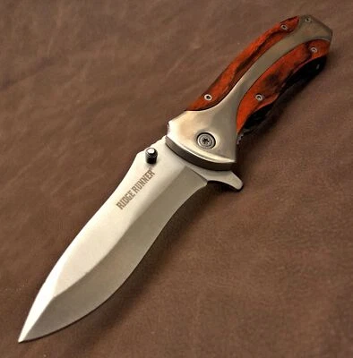 RIDGE RUNNER Herdsman Traditional Men's Assisted Opening Folding Pocket Knife