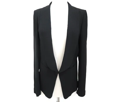 VANESSA BRUNO ATHE Chaqueta Blazer a Medida F 38 EE. UU. 6 Cuello Chal Foto 1 de 4