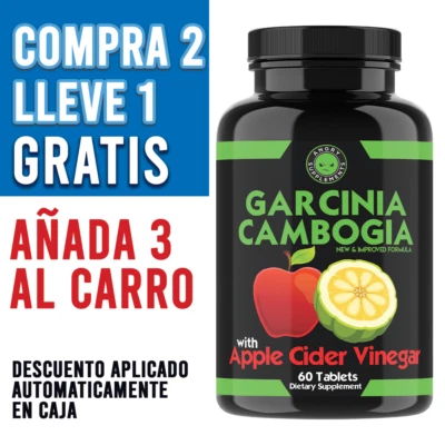 Quemador peso Garcinia Cambogia vinagre de sidra de manzana y píldoras quemadoras de grasa CLA, ACV Foto 1 de 4