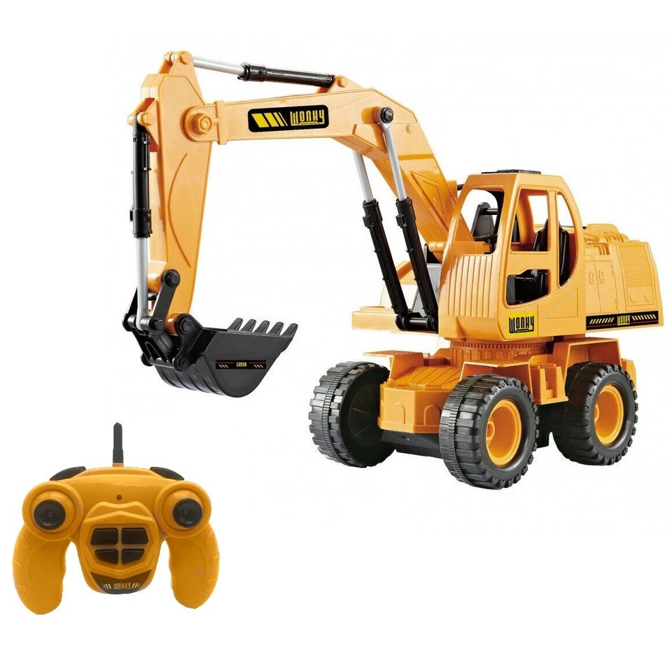 RC Escavatore Macchine da Cantiere Telecomandato 2,4 GHz Wonky Cars  - Immagine 1 di 3
