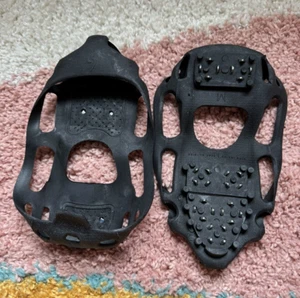 Cleats for Snow Traction, Walking Spikes for Shoes with Rubber Grips Sz M - Picture 1 of 14