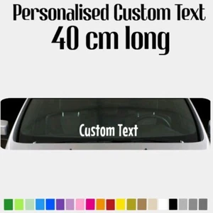 Personalised Custom text Windscreen Window Sticker Decal vinyl - Picture 1 of 2