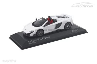 Mclaren 675LT Ragno Silice Bianco MINICHAMPS 1:43 537154432 - Immagine 1 di 4