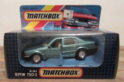 MATCHBOX 1991 SUPER KINGS K-147 BMW 750 il METALLIC BLUE - Image 1 of 4