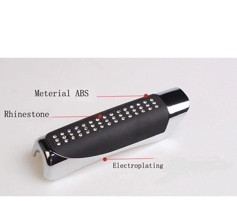 Manicotto manicotto freno a mano finitura strass NERO adatto a DACIA SANDERO+STEPWAY - Immagine 1 di 1