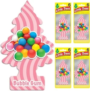 Little Trees Bubble Gum Air Freshener Home/Car Scent pack 6 - Picture 1 of 1