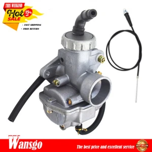 Fit For Honda XL70 SL70 XL75 XR80 XR80R CRF80F Carburetor & Throttle Cable - Picture 1 of 10