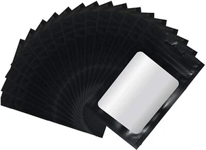 5 Resealable Mylar Bags, Smell Proof Foil Pouch Ziplock 4"x6" FREE Shipping - Picture 1 of 6