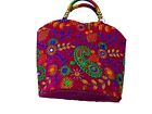 hot pink Embroidery Bag Shoulder Handbag Bags Ethnic Women Purse Handmade