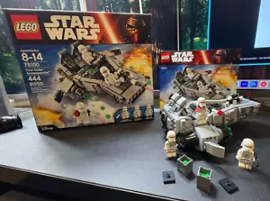LEGO Star Wars First Order Snowspeeder 75100 - Complete w/ Box, Manual & minifig - Picture 1 of 14