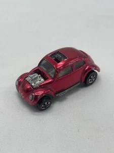 Redline Hot Wheels Glossy Pink White Interior Sun Roof Custom Volkswagen 1967 - Picture 1 of 8