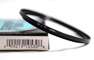 ROKUNAR 72-77MM TWINFIT ADAPTER STEP-UP CAMERA LENS FILTER RING (NEW) - Picture 1 of 2