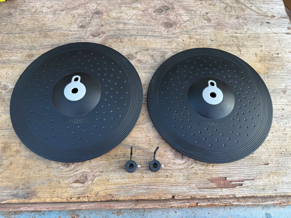 2x Yamaha PCY135 13" Three-Zone Electronic Crash drum Cymbal PCY-135 - Image 1 of 1