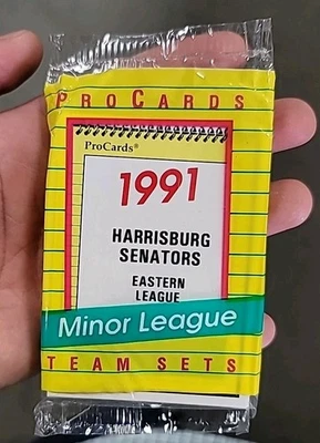 1991 Harrisburg Senators PROCARDS MINOR LEAGUE BASEBALL TEAM SET INDEPENDENT  - Image 1 of 4