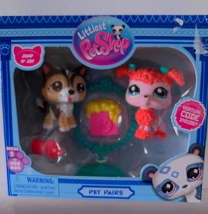 LITTLEST PET SHOP HAUSTIERPAARE G7 #88 & 89 JUMP N JOY SHELTIE & PUDEL NEU - Bild 1 von 1