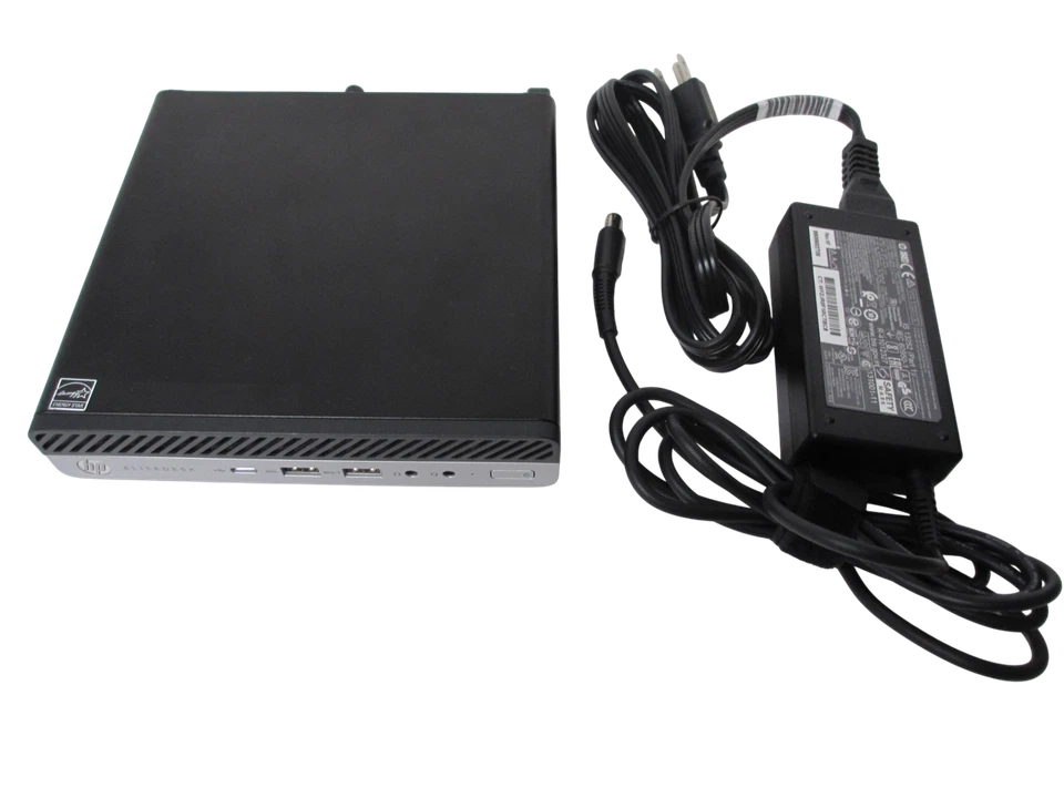 HP EliteDesk 705 G4 DM Ryzen 5 Pro 2400GE 8GB 256GB SSD, MPN: 4HX42UT#ABA - Image 1 of 4