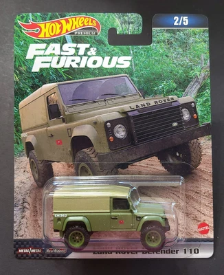 Hot Wheels Fast & Furious #2 Land Cruiser Defender 110 2023, verde Foto 1 de 4