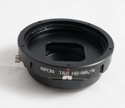 Lente Kipon Hasselblad V - Nikon F-mount cuerpo inclinación y cambio T&S HB-NIK adaptador Foto 1 de 4