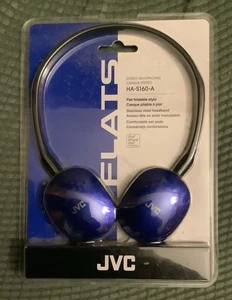 NUEVOS PRECINTADOS JVC HA-S160-A Auriculares Estéreo Planos Plegables Azul - Imagen 1 de 3