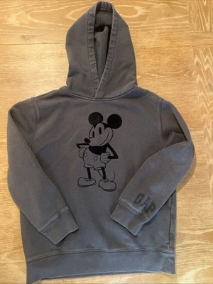 Sudadera con Capucha Retro Gap Kids Grande Disney Gris Oscuro Mickey Mouse Y2K Foto 1 de 4