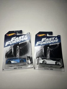 Hot Wheels 2017 Fast & the Furious Series 1:64 SUBARU WRX STI & 94 Toyota Supra - Picture 1 of 6