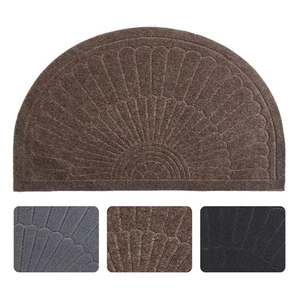 Half Round Door Mat Indoor Half Circle Entrance Rugs Outdoor Half Moon Entryw... - Picture 1 of 7