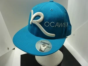 VINTAGE Rocawear Mütze Kappe tailliert Herren 7 1/4 blau Jay Z Hip Hop Streetwear 90er Y2K - Bild 1 von 5