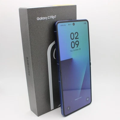 Samsung Galaxy Z Flip7 F766U 256 GB | Azul | SOLO VERIZON Foto 1 de 4