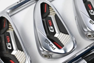 Ping G410 Irons / 5-PW+SW / Black Dot / Regular Flex N.S.Pro Modus3 Tour 105 - Image 1 of 4