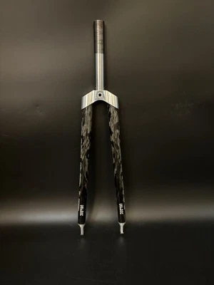 Horquilla enrollada 1” roscada 158 mm bicicleta de carretera pista carbono Foto 1 de 4