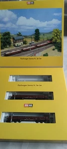 * BRAWA Spur N * 1820* 2.teil. Flachwagen -Set * Samms DB * TOP (OVP)(BEt.S) - Bild 1 von 10