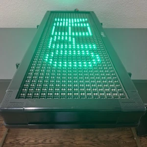 28X10" Outdoor LED Sign Scrolling Message Display Board Advertising Red&Green - Picture 1 of 12