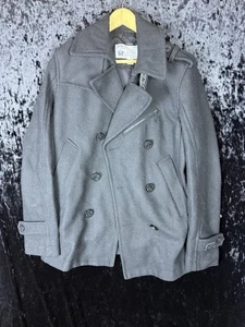 Diesel-Co Double Breasted Wool Blend Jacket Mens L Black Only The Brave Survive - Picture 1 of 8