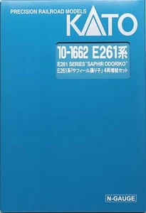 KATO N Gauge E261 Series Zafiro Odoriko Juego Adicional 4 Coches 10-1662 Japón - Imagen 1 de 3