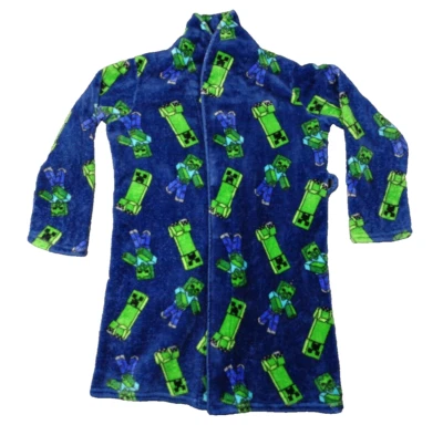 Bata Minecraft Niños Grande Lujo Vellón Niños Creeper Resistente al Llama Mojang Foto 1 de 4