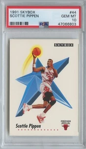 1991 Skybox Scottie Pippen #44 PSA 10 Gem Mint - HOF - Picture 1 of 2