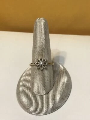 Anillo Pandora Encaje Botánico Transparente Circonita Circonita Oro 14K Talla 7 Ale 54  Foto 1 de 3