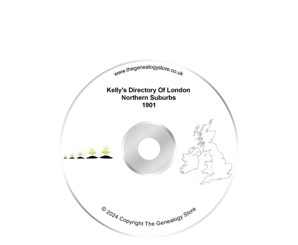 Kelly's Post Office Directory Of London Northern Suburbs 1901 Census Year - Image 1 of 1