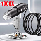 USB Digital Handheld Microscope, 50 to 1000x Magnification Endoscope Camera 8LED